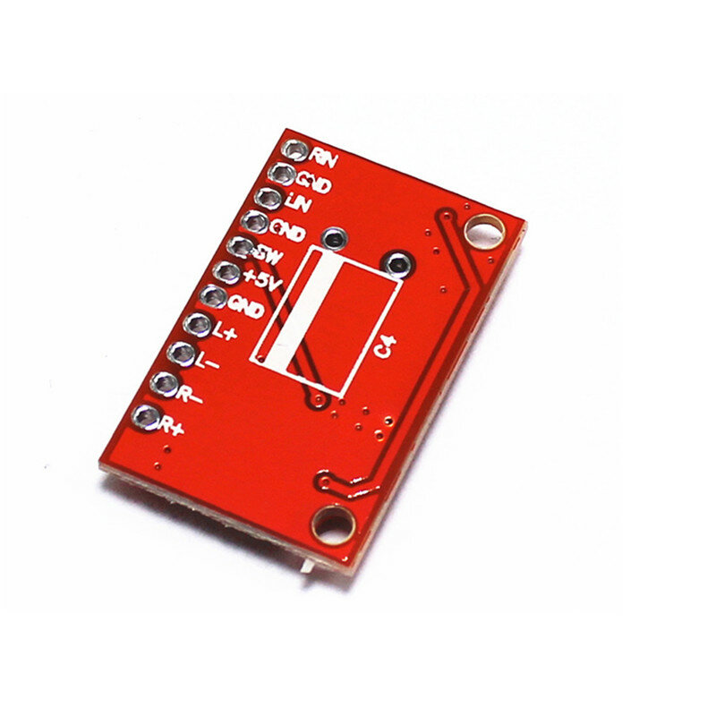 Placa vermelha pam8403 ultra-mini placa de amplificador de potência digital pequena placa de amplificador de potência de alta potência 3w canal duplo