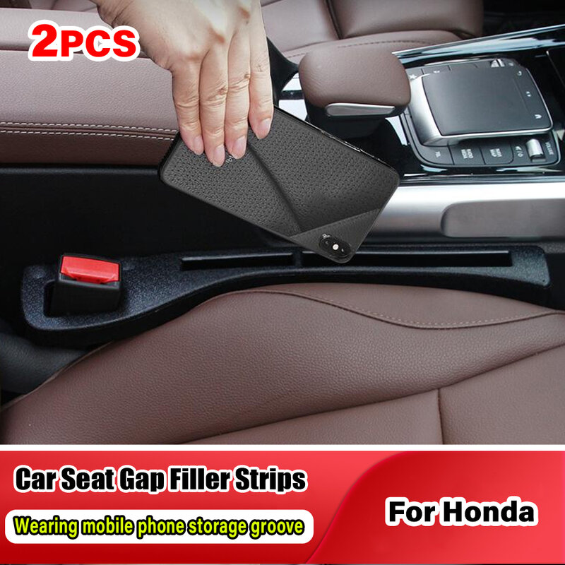 Universal Car Seat Gap Filler Organizer Leak-proof Seat Side Seam Plug Filling Strip For Honda Civic Varadero X1 Fit HRV CRV XRV