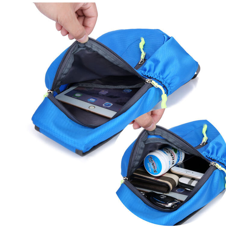 Unisex Women Men Portable Waterproof Chest Waist Packs Pack Travel Sport Cross Body Shoulder Mountaineering Mobile Phone Bag