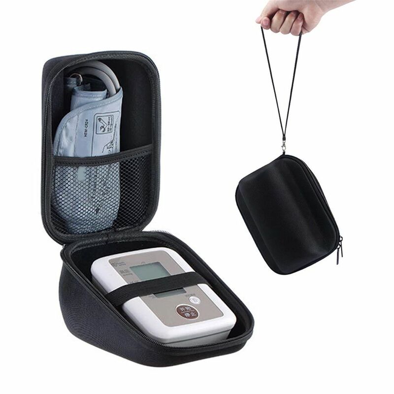 Portable Protective Case Outdoor Home Travel Storage Case Arm Blood Pressure Monitor Carrying Case for Omron 10 Series