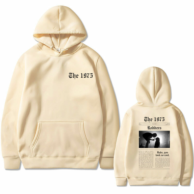 British Band The 1975 Live From Gorilla ladders Babe You Look così Cool Graphic Hoodie Men Indie alternativa Rock Pullover felpe con cappuccio