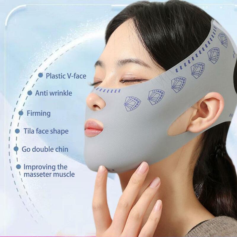 Nowy projekt podbródek maska V linia kształtująca maski na twarz pasek twarzy pas wyszczuplający podnoszenie snu maska na twarz rzeźbienie D3K5