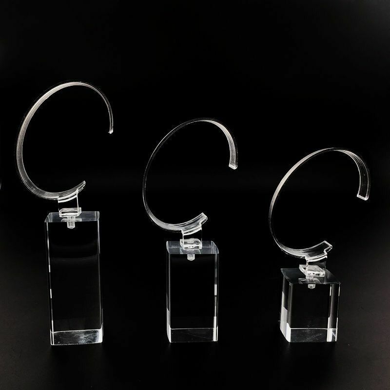 New 2022 Acrylic transparent watch display rack watch display bracket watch bracket jewelry shooting props C-ring seat
