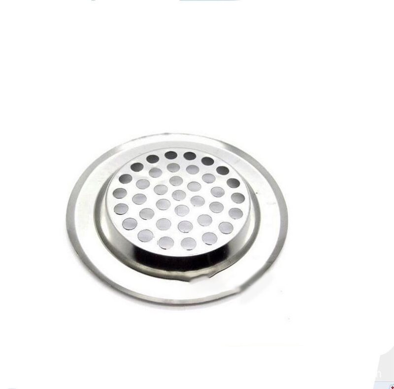 Aksesoris dapur STEEL PLUG saringan mandi/kamar mandi Filter wastafel Plug Mesh Drain Shower Cover Catcher UK baja nirkarat