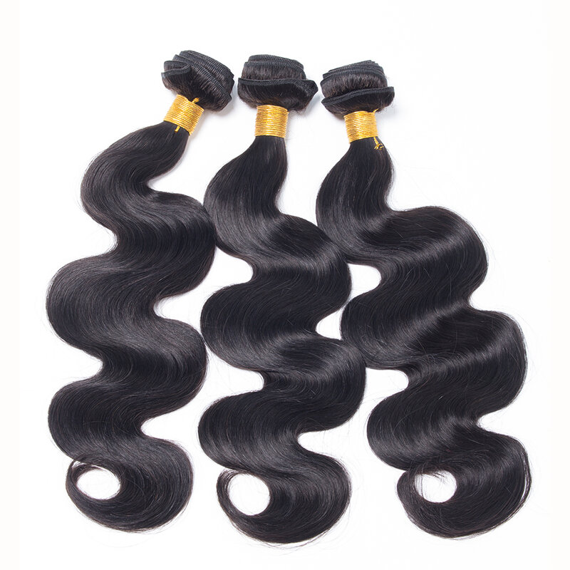 Lulalatoo Body Wave Human Hair Bundles 8-36 Inch Double Weft Brazilian Hair Weave Bundles Natural Wholesale Remy Hair Extensions