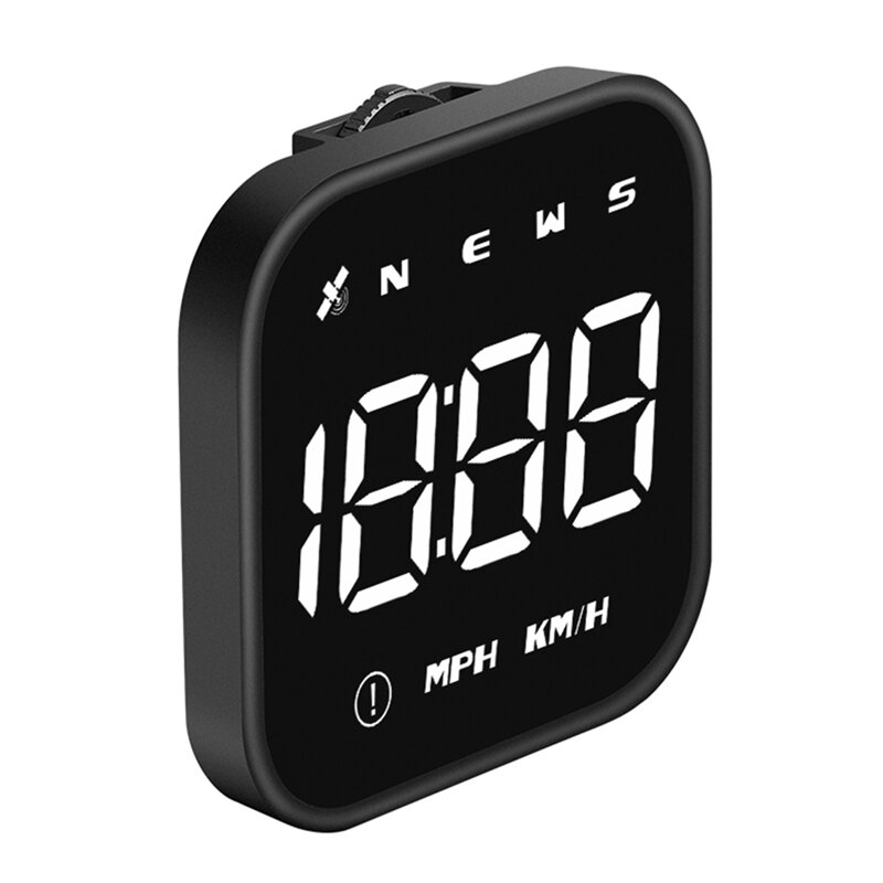 HUD Car Speedometer Timetable Speed Alarm GPS Head-Up Display Auto Electronic Accessories Fits All Cars