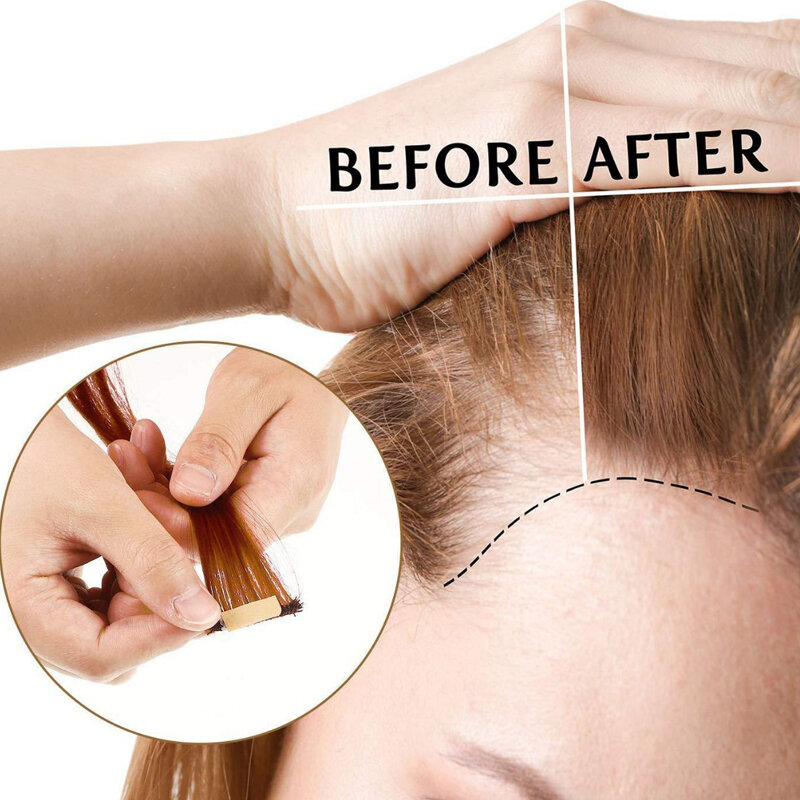 Professionele Haarverlenging Tape Doorzichtige Slimme Tabs Tape Voor Haarverlenging Sterke Niet-Residu Binding Dubbelzijdige Vervangende Tape