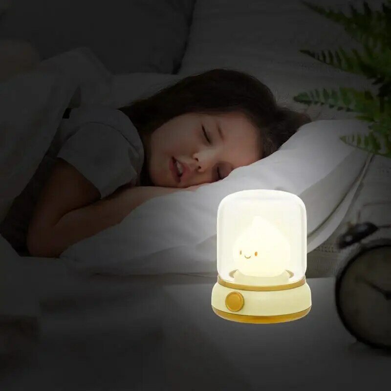 Lâmpada de cabeceira com temporizador, lâmpadas bonitos para sala de estar, LED, regulável, luzes do berçário, quarto, 15 minutos