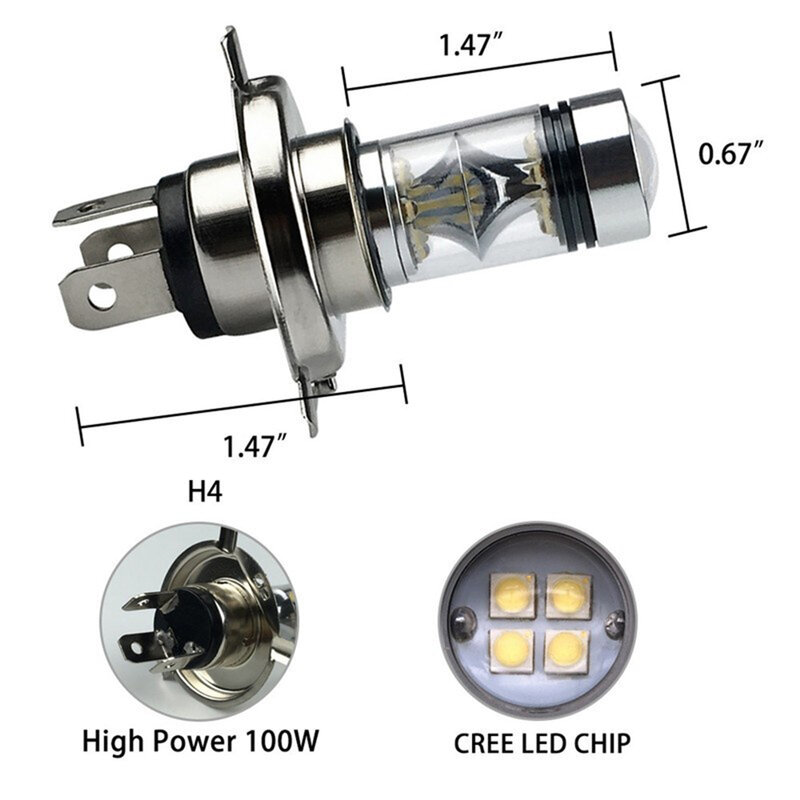 Automobile Led High-Power Fog Lamp Made Of The Latest Chips With High Performance Automobile Headlamp Fog
