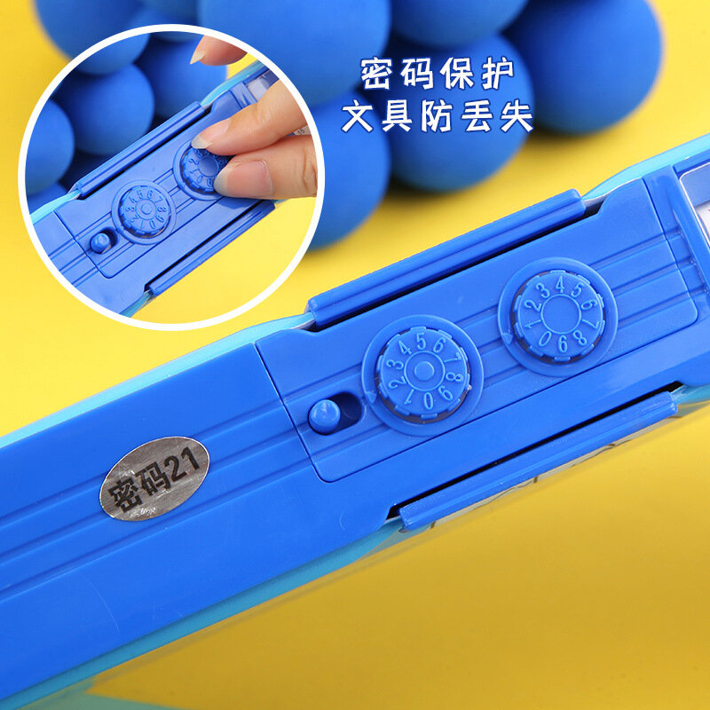 Sanrio-caja de papelería multifuncional para niños, mecanismo automático, regalo de apertura, Hello Kt, Kuromi