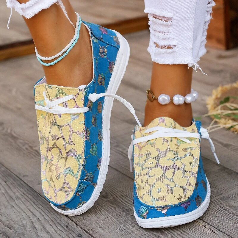 Flat Shoes Women Elegant Woman Flats Women's Free Shipping Fashion 2024 Summer Low Price Girls' Loafers Shoe Trend Offer Sale