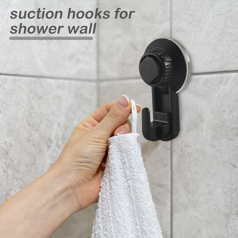 Crochets muraux à ventouse injuste pour serviettes, crochets de douche étanches, 8 pièces