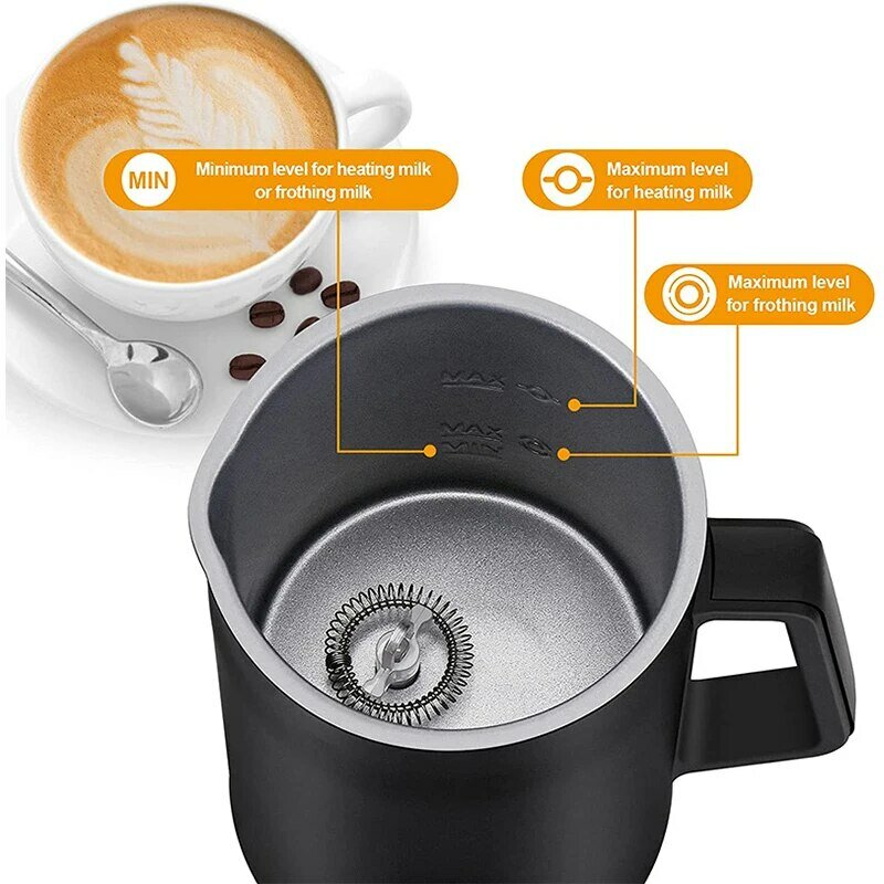 4 In 1 Melkschuimer Handmixer Voor Koffiemelkschuimer Machine Roestvrijstalen Melkverwarming Stoomboot Schuimer Elektrische Auto-