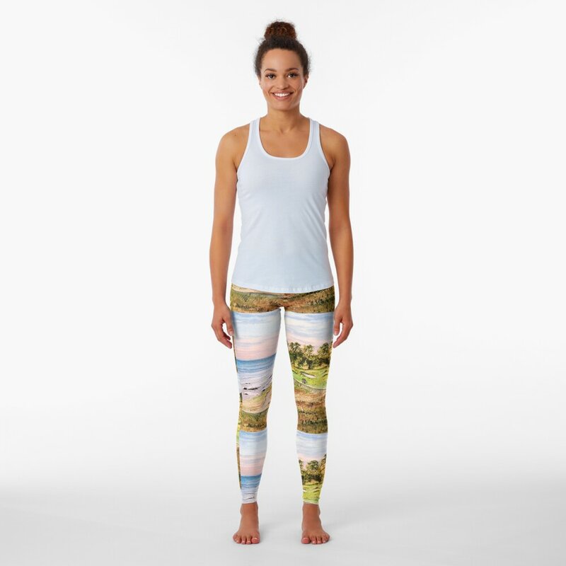 Whistling Straits Golf Course Leggings gym top Clothing fitness Womens Leggings