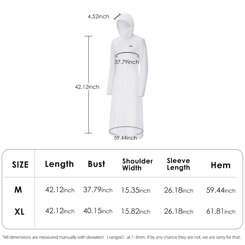 OhSunny Women Trench 2024 New Fashion UV Protection UPF 2000+ Long Coat Breathable Hooded Washable Spring Summer Outdoor Jacket