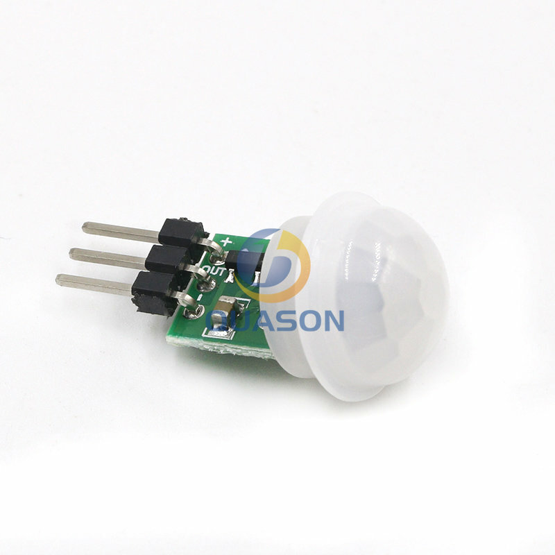 ミニir焦電型赤外線pirモーション人感センサ自動検出器モジュールAM312センサーdc 2.7に12v