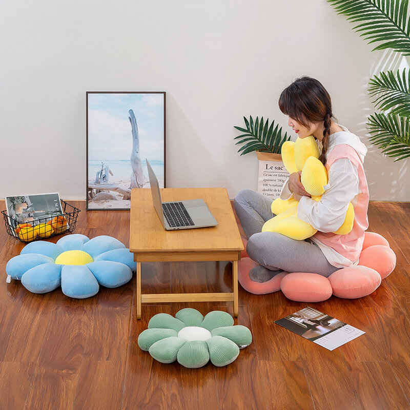 40cm Kawaii gorąca chryzantema poduszka pluszowa poduszka słonecznik śliczne nowa roślina zabawka domowa dekoracja na sofę dla dzieci urodziny dziecka zabawki prezentowe