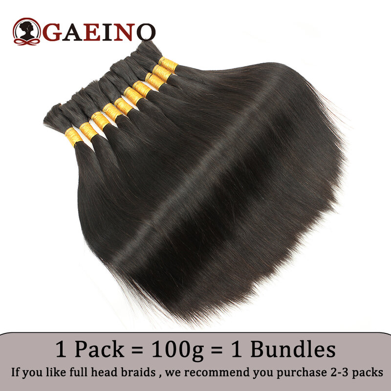 Haarbulk Natuurlijke Zwarte Human Hair Bulkbundels 16-28 Inch Haar Ruwe Salon Haarmateriaal Extensions 100% Menselijke Extensions