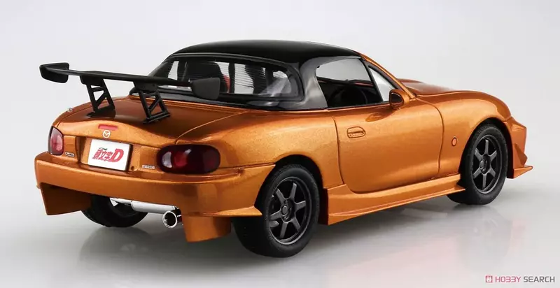 Aoshima – Mazda 064184 1/24 D Omiya Satoshi NB8C, modèle de voiture jouet, véhicules de Collection, jouet d'assemblage