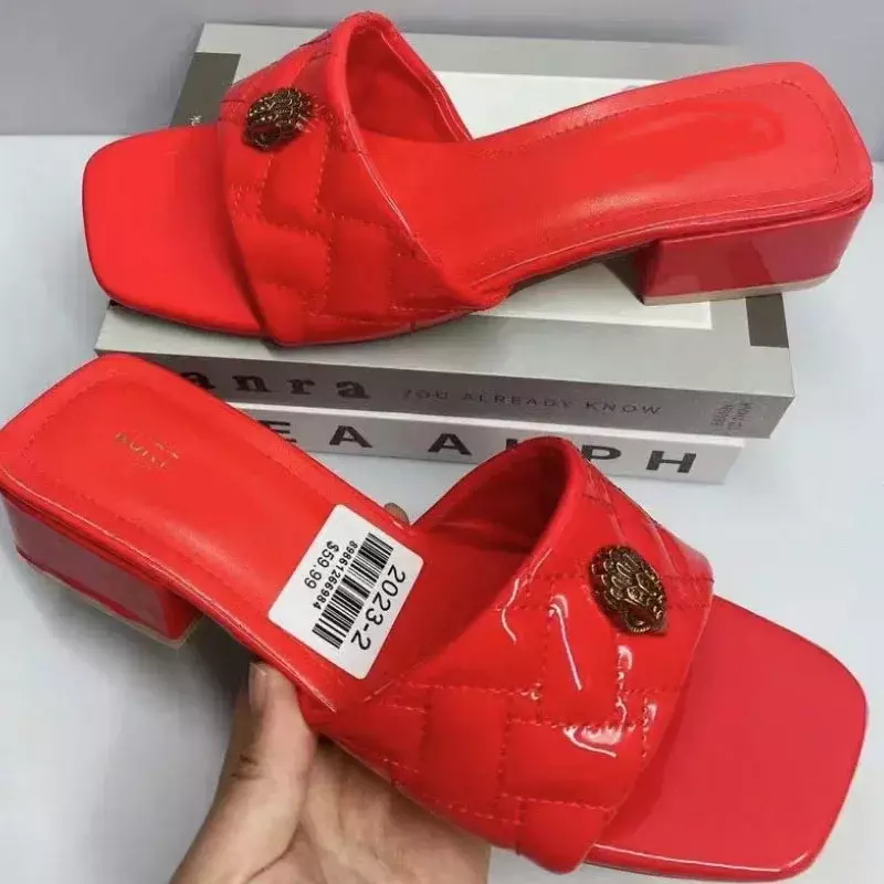 2024 nuovi sandali con tacco alto Kurt G fibbia Hardware di design sandali da donna di moda di lusso europei 41 dimensioni festa regalo di natale