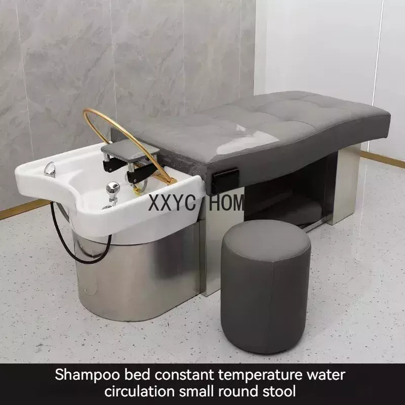 Kopf Spa Haar wasch bett Luxus Lounge Wasser zirkulation Shampoo Stuhl Therapie Handel stoel Möbel mq50sc