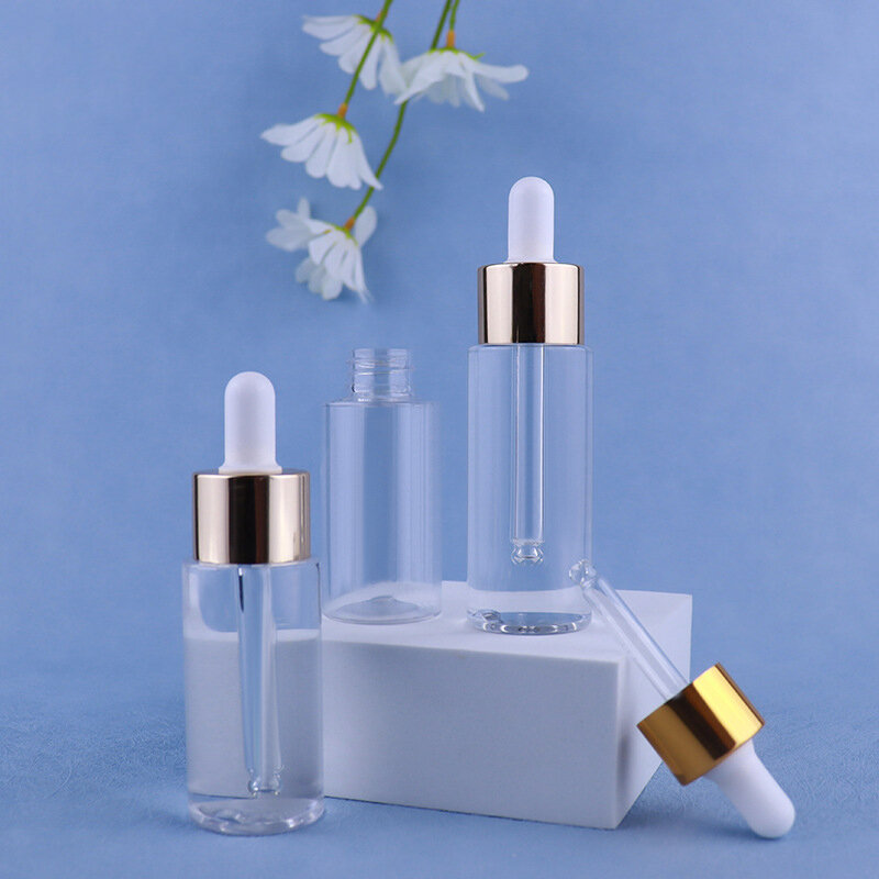 30/40/50/60/80ml Essence Oil Dropper Bottle Glass Empty Pipette Bottles Refillable Cosmetic Sample Container Aromatherapy Vials