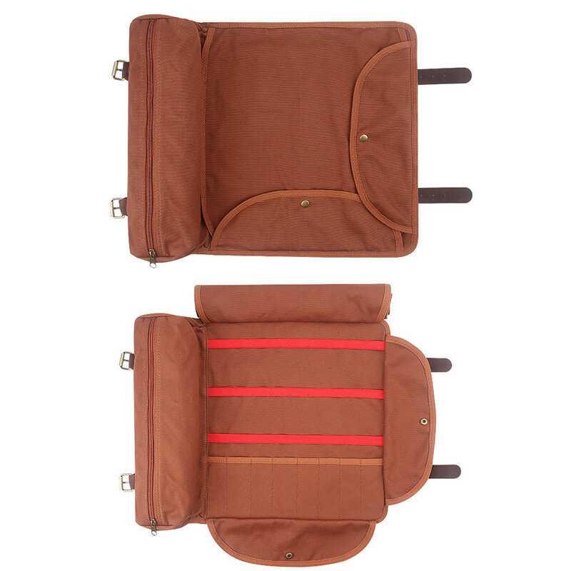 Bartending kit outdoor camping portable canvas kit Single-shoulder bartending tools storage