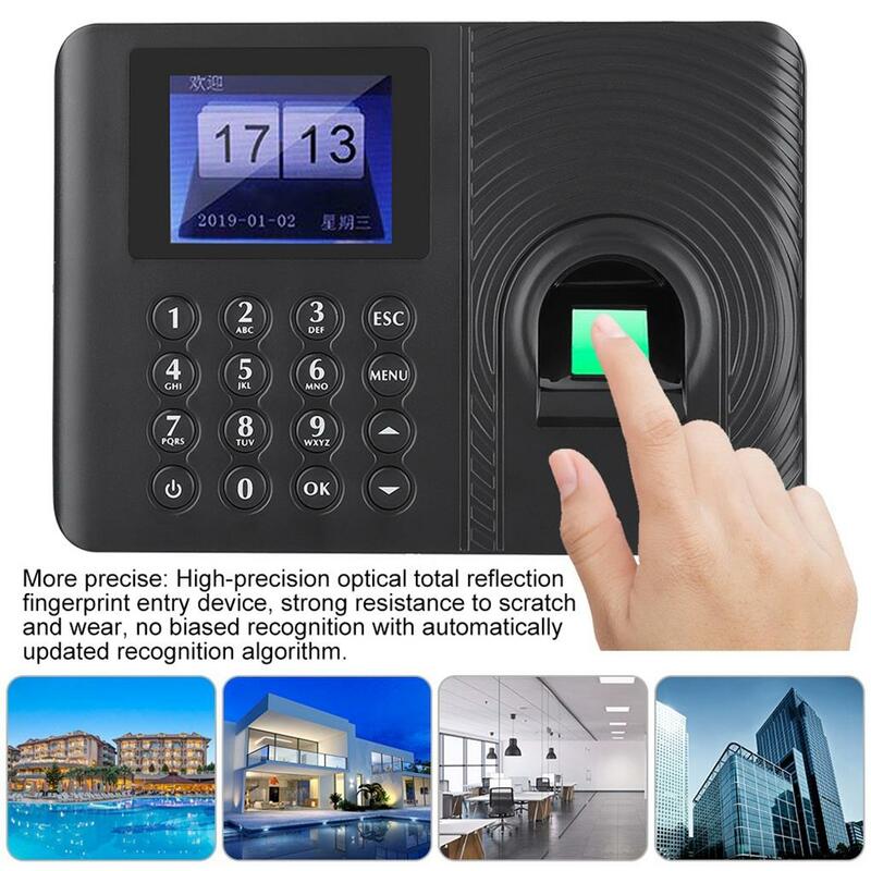Biometrische Vingerafdruk Tijdregistratie Recorder Herkenning Apparaat Toegang Controle Ons 110-240V