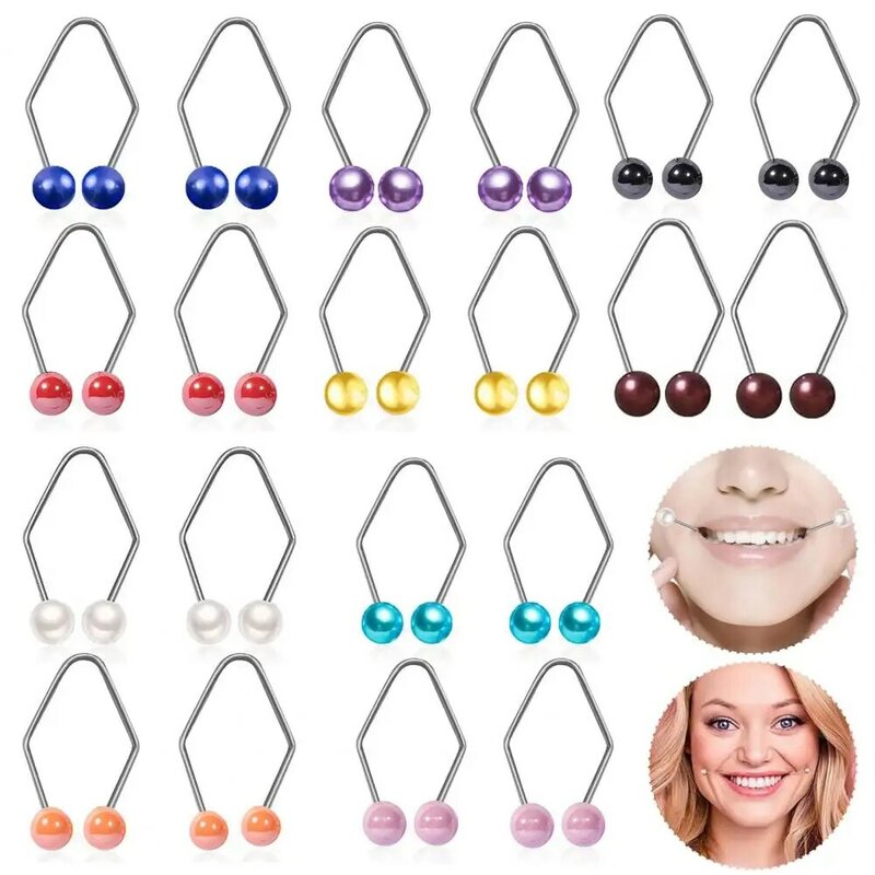Smile Transformation Tool Stainless Steel Dimple Makers Unisex Accessories for Natural Smile Development Easy to Wear Anti-rust