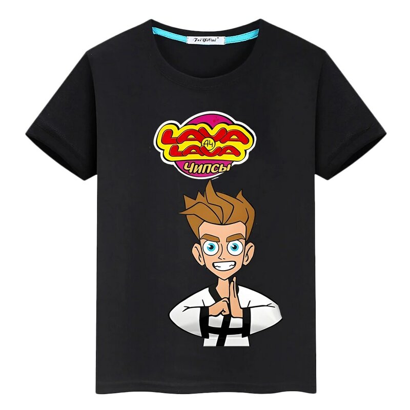 Мерч A4 T-Shirt 100% Katoenen Jongens Korte Tops Kawaii Anime Tees Y 2K Een Stuk Влад Бумага А4 Print Trots Tshirt Kids Kleding Meisje