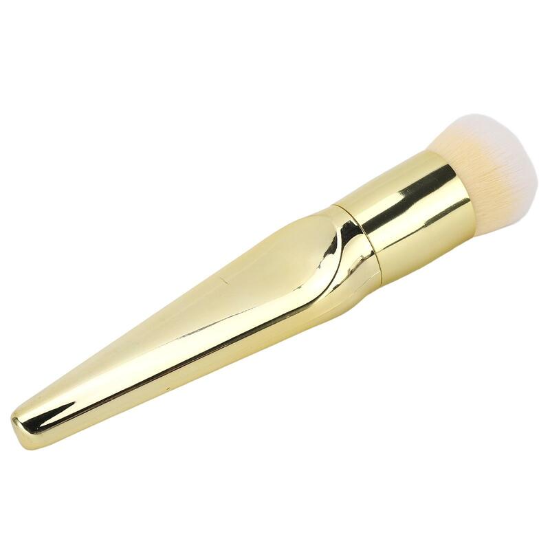 Makeup Brush with Soft Bristles | Gold Color | Stable & Comfortable | No Tracing | Cosmetic Powder Brush
