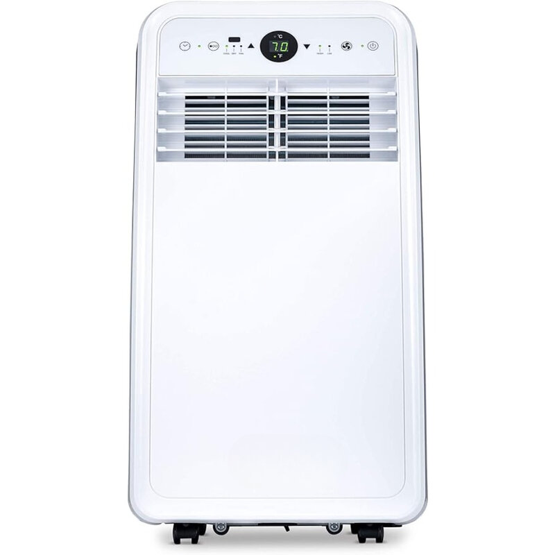 Portable air conditioner 8000 British thermal units compact white portable air conditioner portable fan with 3 cooling modes