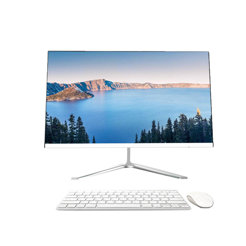 새로운 스타일의 모노블록 PC 인텔 코어 i5 i7 올인원 컴퓨터, 8 GB, 16GB, 22 인치 게이밍 PC, 윈도우 풀 세트