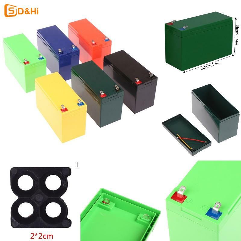 Caja de batería de 12V y 7Ah, Caja vacía para 18650 celdas, soporte 3x7, 3S25A, BMS, caja de almacenamiento de tira de níquel para paquete de batería DIY