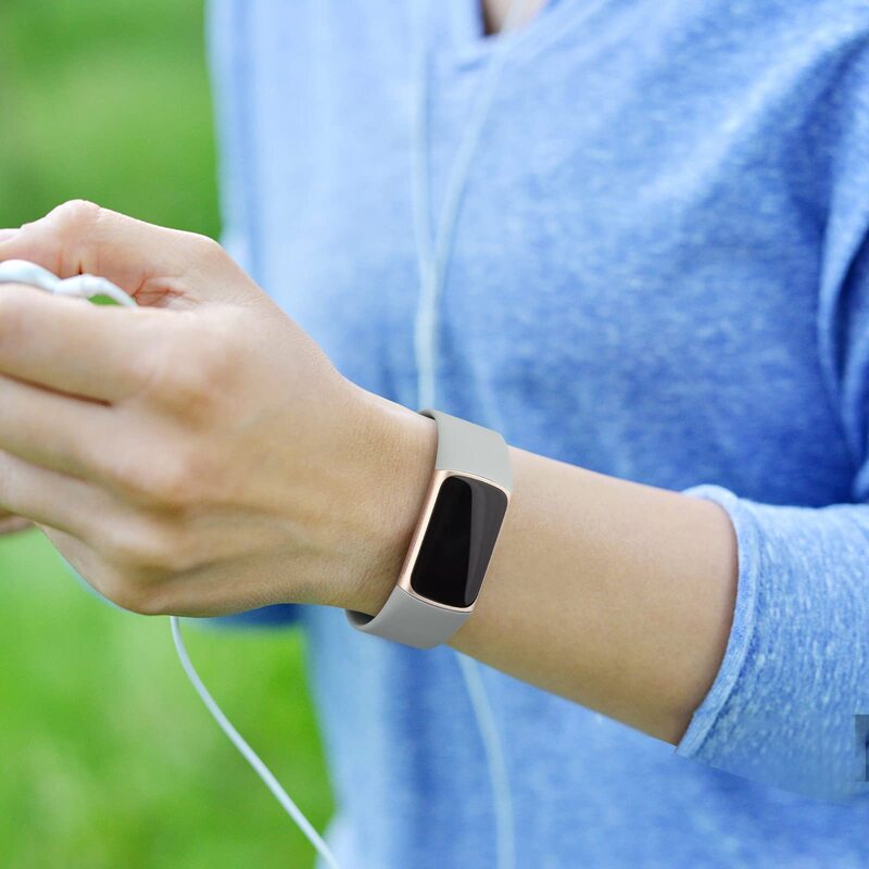 Silikon band für Fitbit Charge 6 Band Zubehör offizielle weiche Ersatz Armband Sport Armband für Fitbit Charge 5 Bänder