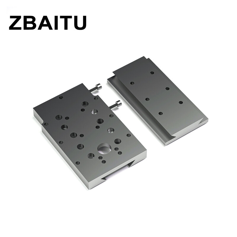 ZBAITU 레이저 모듈 헤드 고정 장착 홀더, CNC 조각기 절단 목공 기계 Z축 슬라이드 웨이 리프팅 프레임