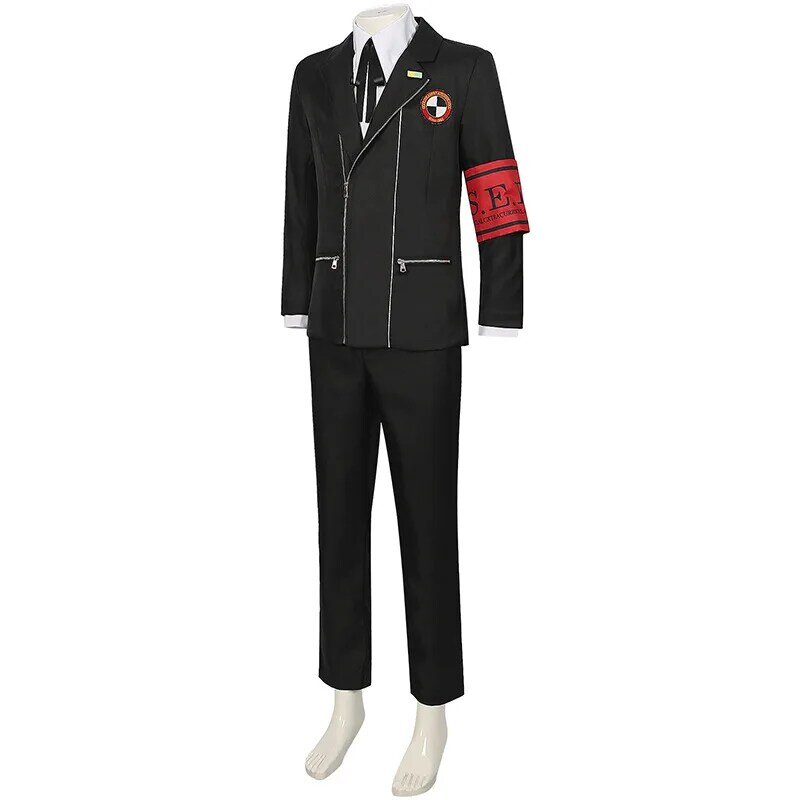 Gra Persona3 Yuuki Makoto przebranie na karnawał mundurek szkolny kostiumy imprezowe przebranie na Halloween stroje dla dorosłych mężczyzn odzież do odgrywania ról