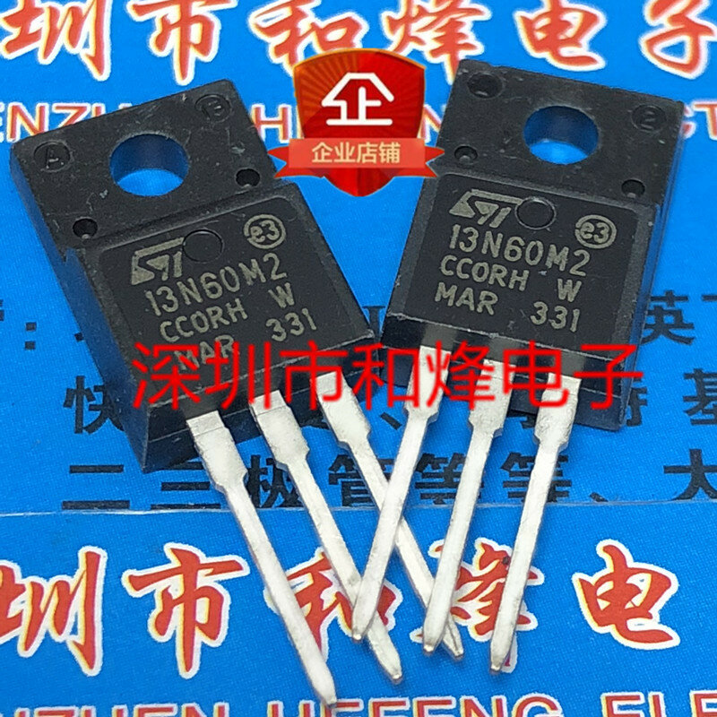 (5PCS/LOT) 13N60M2 STF13N60M2 TO-220F 650V 11A   New Original Stock Power chip