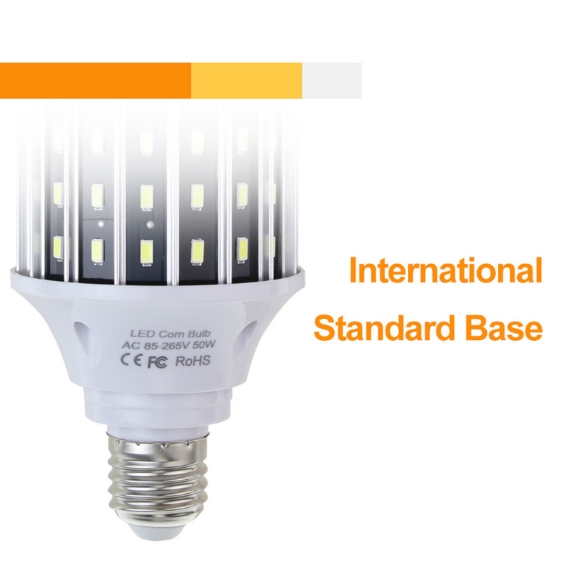 Mais Birne LED E27 110V Bombilla LED Lampe 85-265V Lampara Led-lampe 50W High Power licht Fabrik Werkstatt Lager Beleuchtung 5730