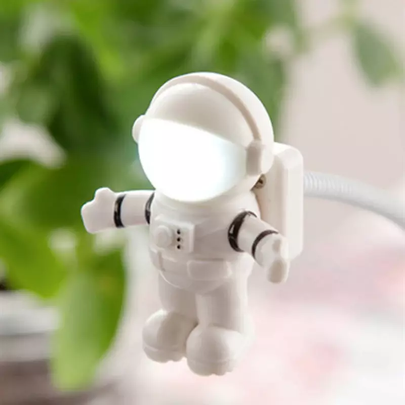 Przenośna lampka nocna z USB do czytania lampki do czytania lampa biurkowa dla astronautów lampka LED do klawiatura laptopa komputerowego
