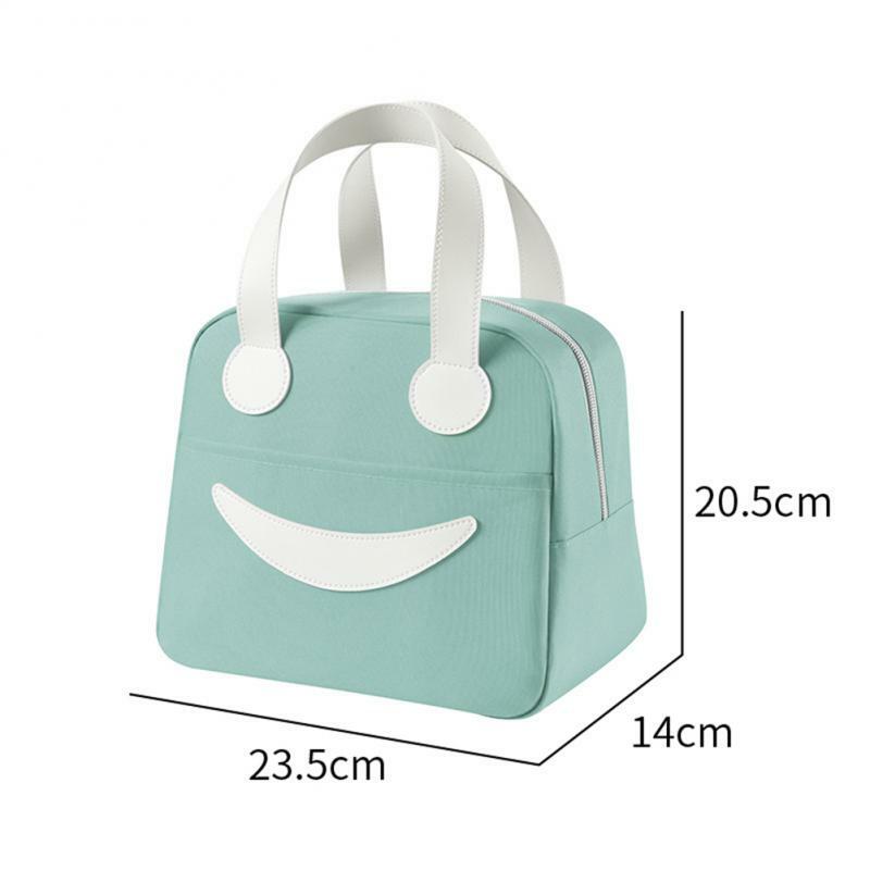 핸드백 방수 및 오일 방지 보냉 대용량 경량 단열 상자, 피크닉 가방, 2 가지 크기, 4 색