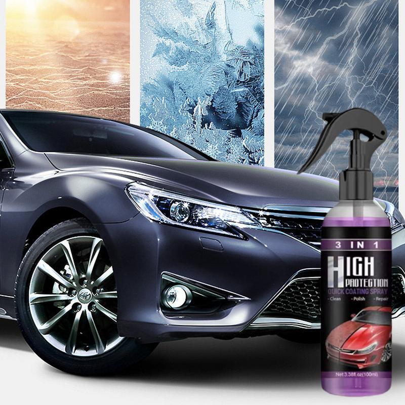 Coating Top Jas Voor Auto 'S Renovatie Hoge Bescherming 3 In 1 Auto Coating Spray Waterloze Wash & Wax Hydrofobe Top Coat Polish