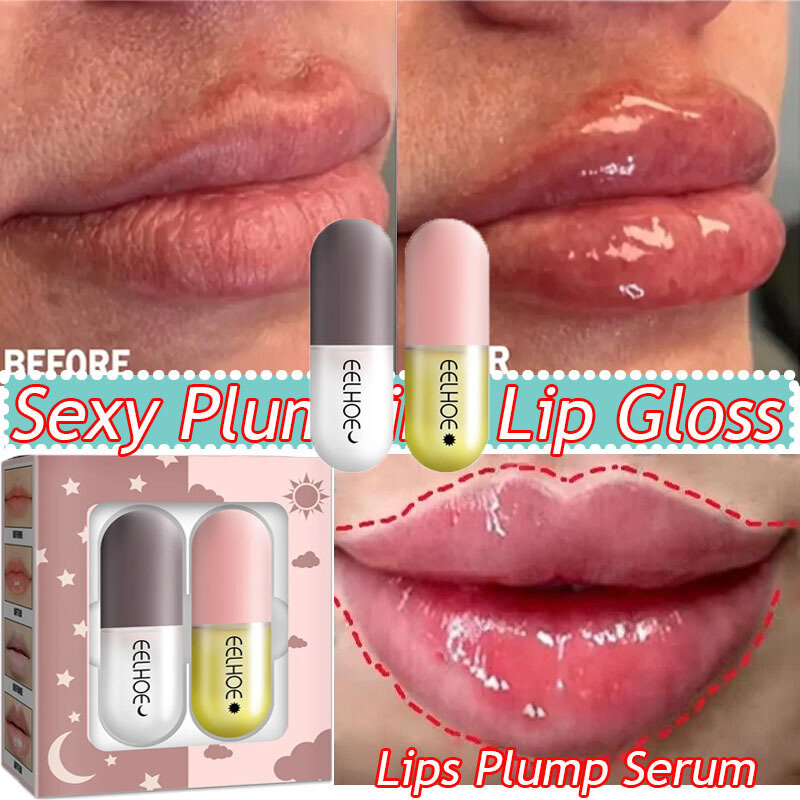 Oli volumizzanti per labbra istantanei siero Plumper labbra aumenta l'elasticità delle labbra riduce le linee sottili idratante nutriente cura delle labbra Sexy