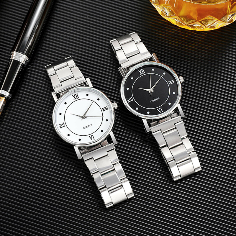 2023 New Luxury Watch Business Life Waterproof Male Clock Creative Dial Stainless Steel Quartz Wristwatche Men Watch Relojes