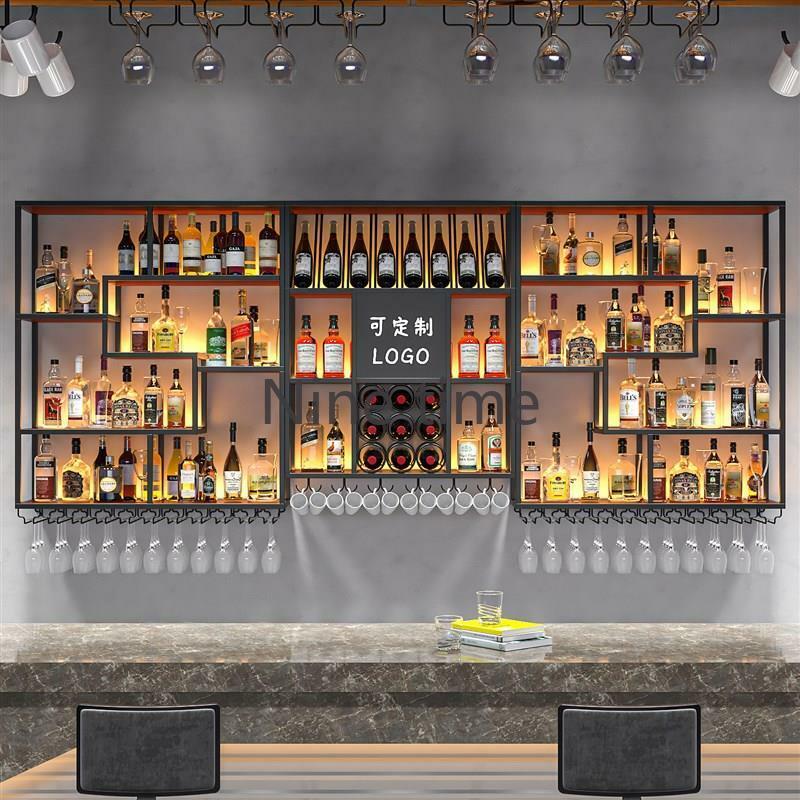 Винные Шкафы для кухни и салона, настенный металлический шкаф для напитков и бара для виски, розничная продажа ликера, винная мебель