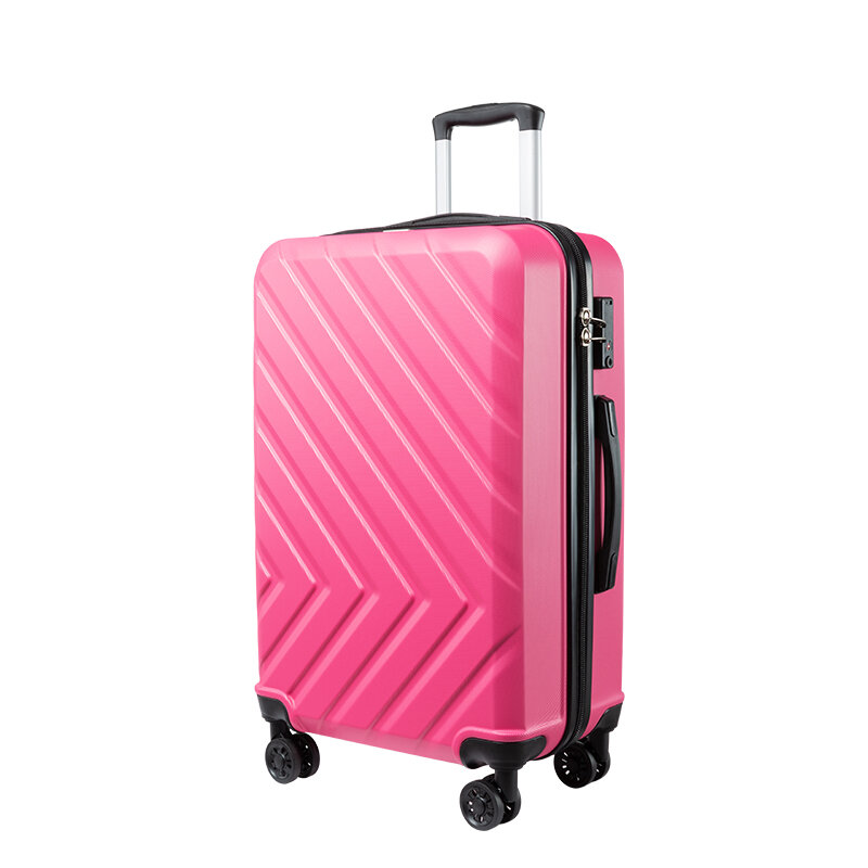 New 3PCS Set 20''24/28 Inch Rolling Luggage Set Travel Suitcase On Wheels Trolley Luggage Bag ABS+PC Case For Business