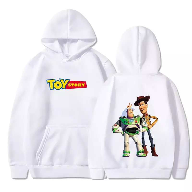 Disney Toy Story Buzz Lightyear Thin Hoodie Sweatshirts Men Women Autumn Casual Pullover Boys Girls Harajuku Streetwear Hoodies
