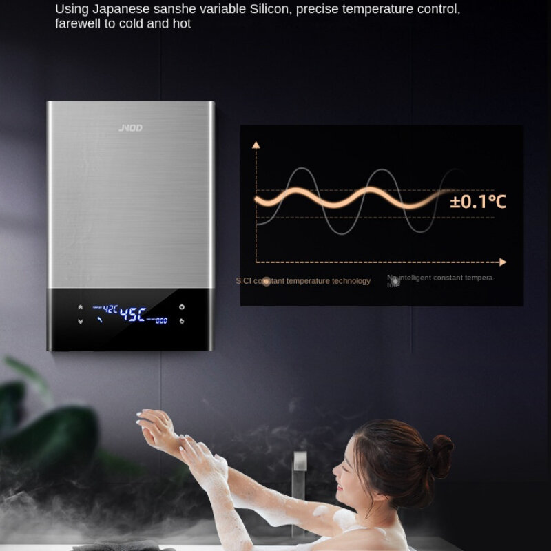 Calentador de agua eléctrico instantáneo, temperatura constante, grifos de baño, grifo de cocina, calentador de agua eléctrico, 220V