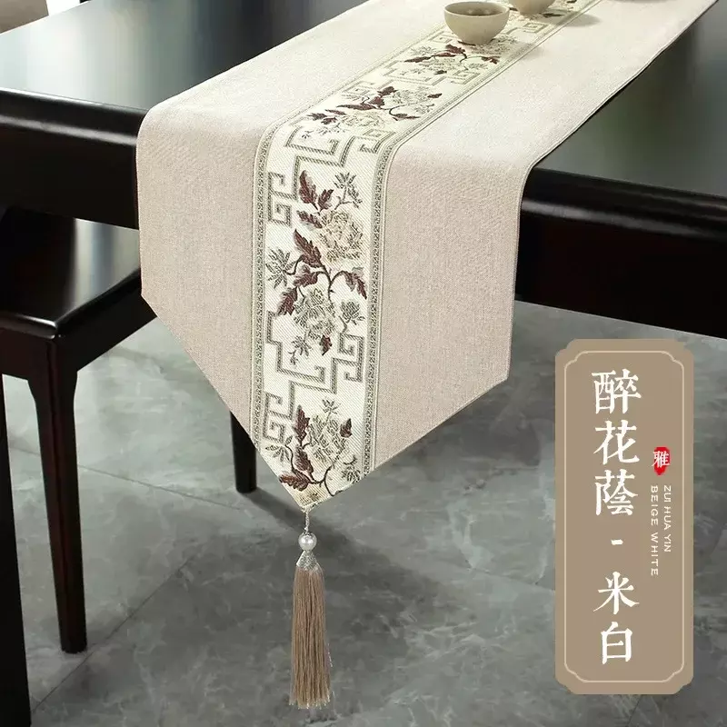 Новый Настольный флаг в китайском стиле, водонепроницаемый чайный коврик, Классический чайный флаг, дзен, простыни, полотенца, чайные столы, ткань, флаги для гостиниц