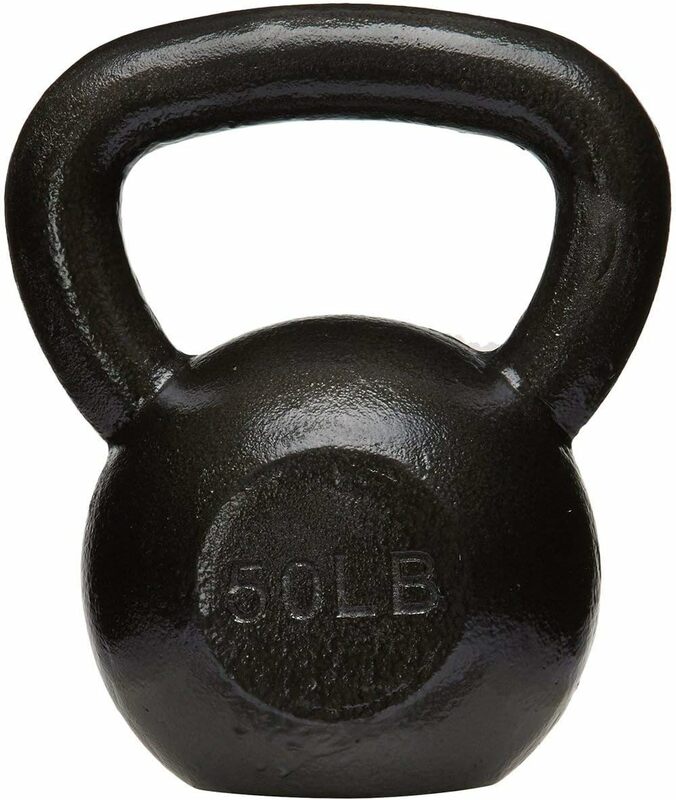 Kettlebell, hierro fundido, ideal para ejercicios de pesas con mancuernas, fuerza de agarre y entrenamiento de fuerza